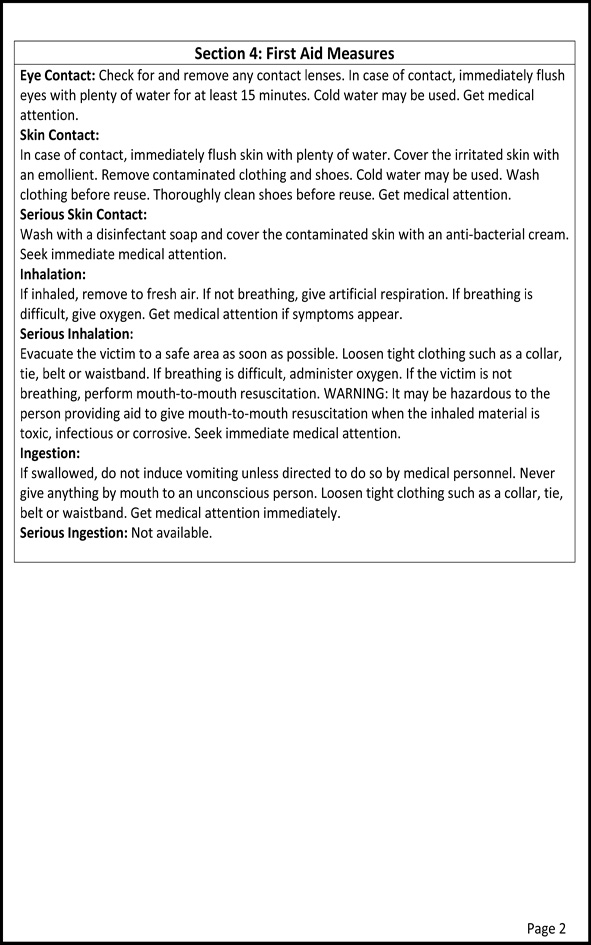 MSDS Page 2